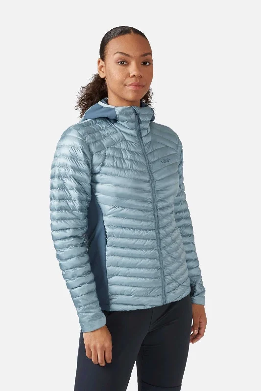 Rab Cirrus Flex 2.0 Insulated Hooded Jacket  Women's Denim Fabric Leather Fabric Suede Fabric