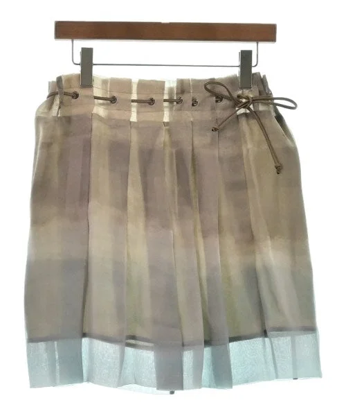 BRUNELLO CUCINELLI Mini skirts silk skirt elegant