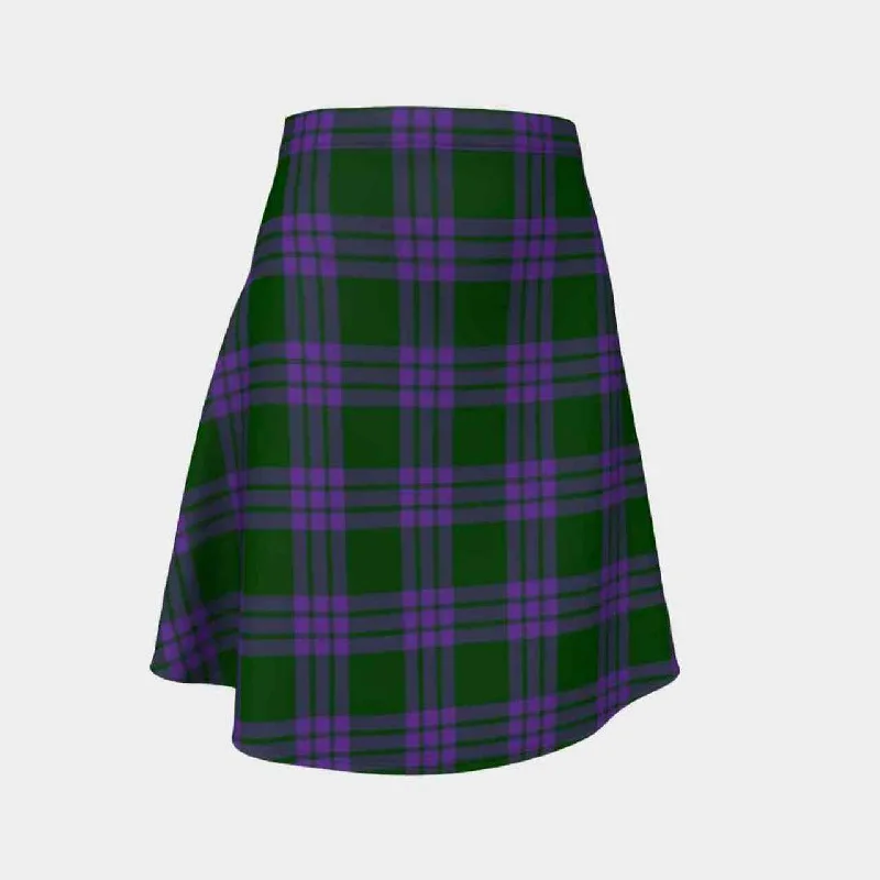 Elphinstone Tartan Flared Skirt seamless skirt comfort