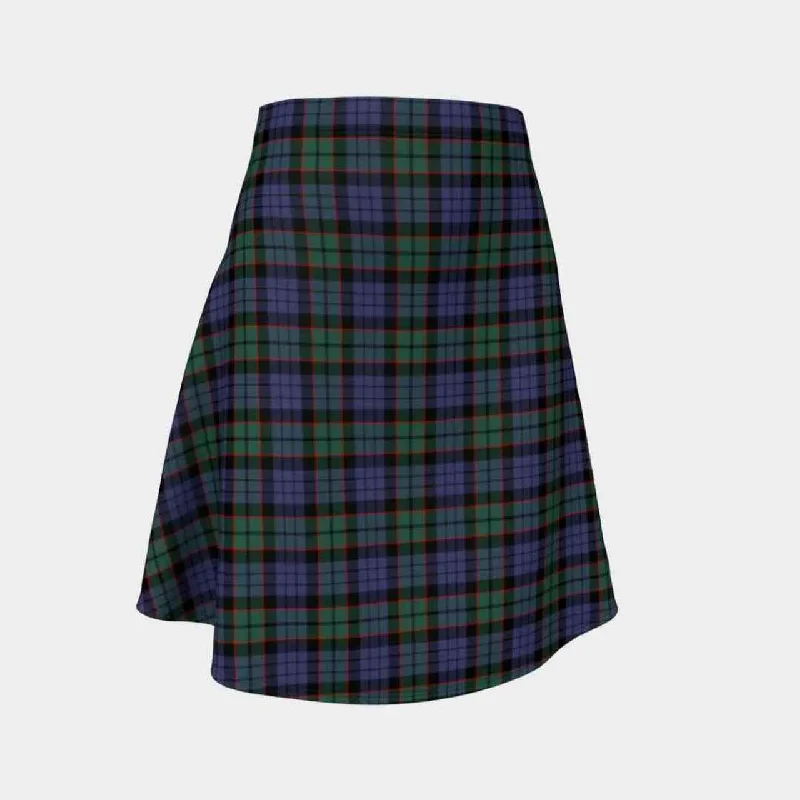 Fletcher Modern Tartan Flared Skirt athletic skirt fit