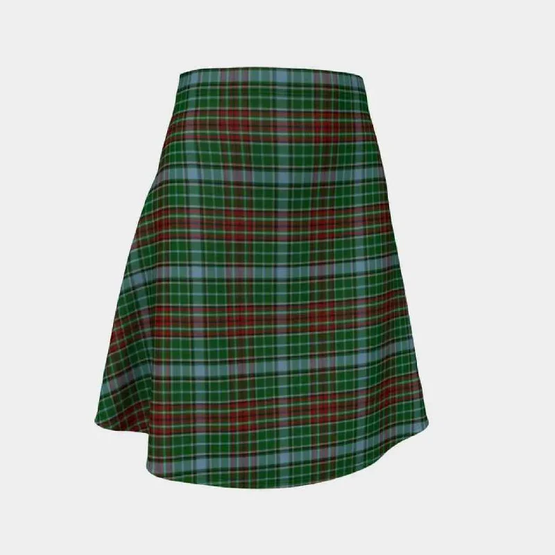 Gayre Tartan Flared Skirt lace skirt feminine