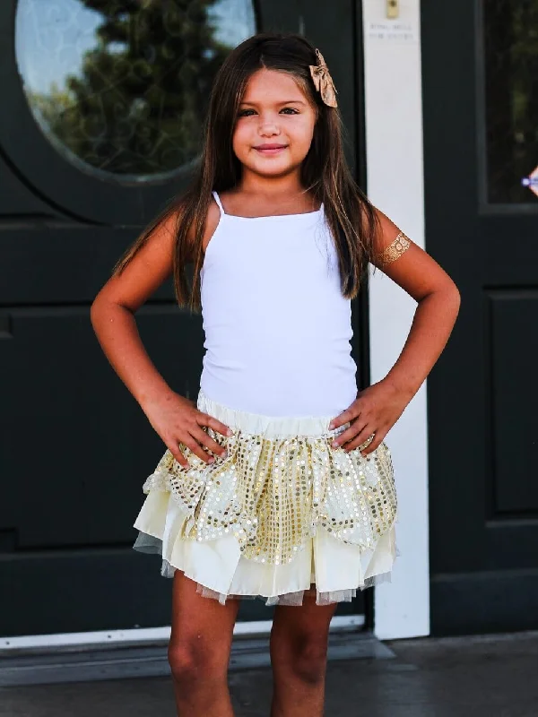 Gold Yellow Princess Costume Tutu Skirt in Kid, Adult, or Plus Size pencil skirt chic