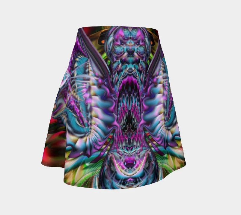 HUMMINGBIRD FLARE SKIRT a-line skirt cut