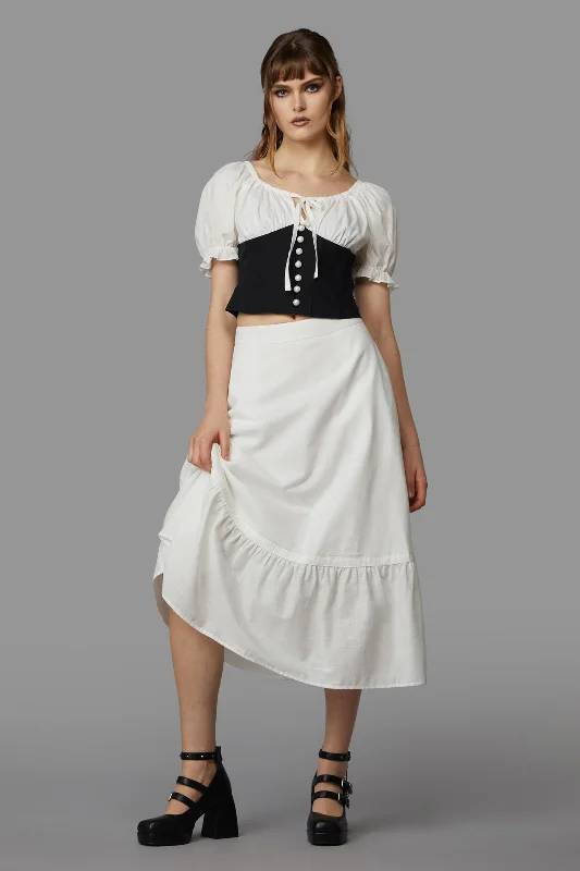 Swan Skirt pleated skirt texture